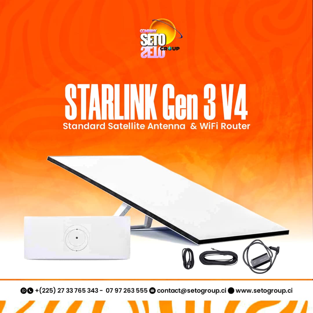 🚀 Découvrez le STARLINK Gen 3 V4 chez SETO GROUP !