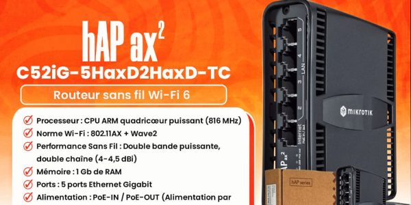 Découvrez le nouveau MikroTik hAP ax² chez SETO GROUP !